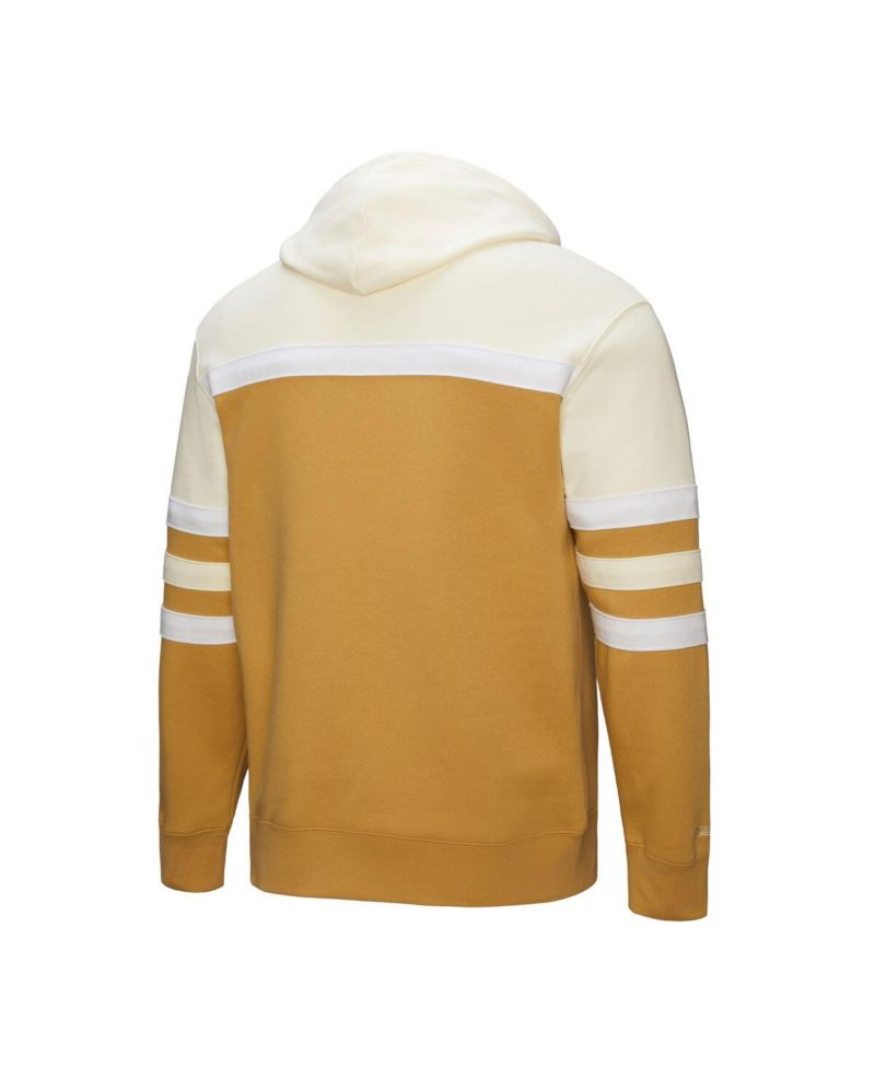 Men's Tan/Cream Chicago Cubs Head Coach Pullover Hoodie