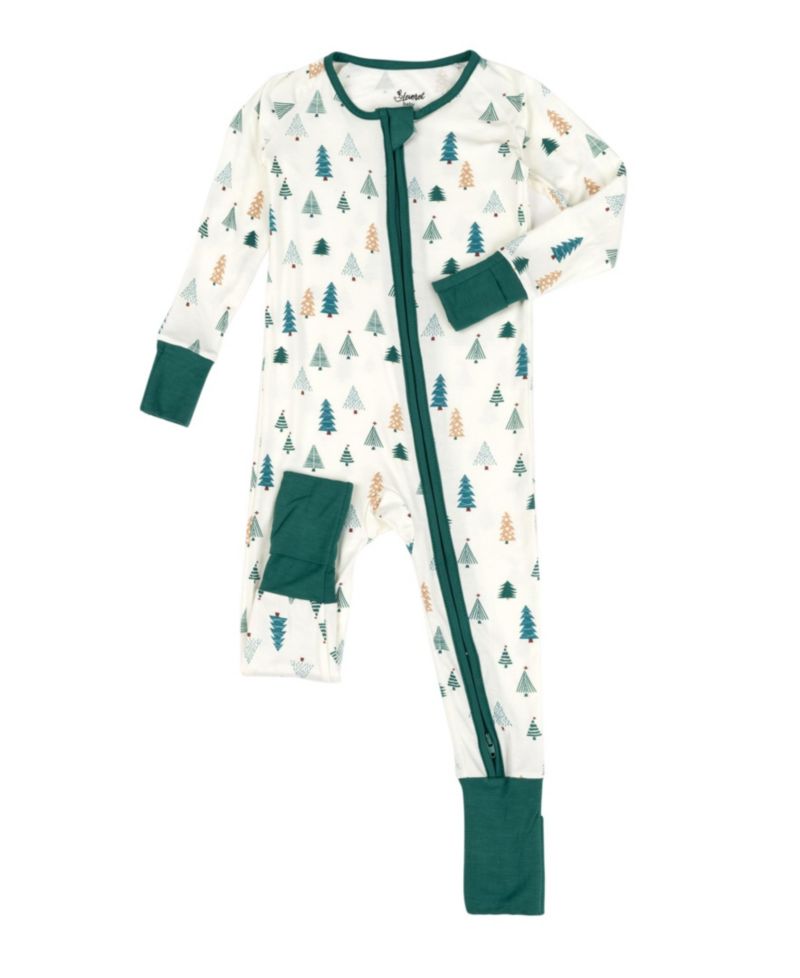 Toddler One Piece Viscose from Bamboo Holiday Pajamas