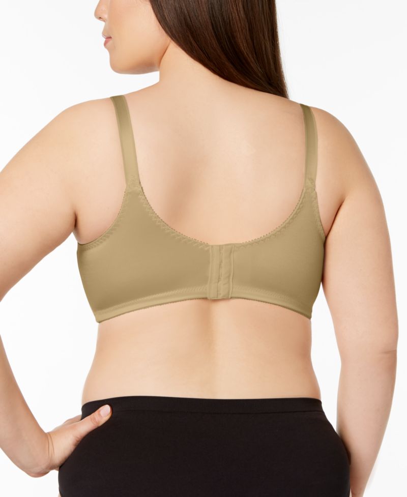 Women's Double Support Tailored Wireless Lace Up Front Bra 3820