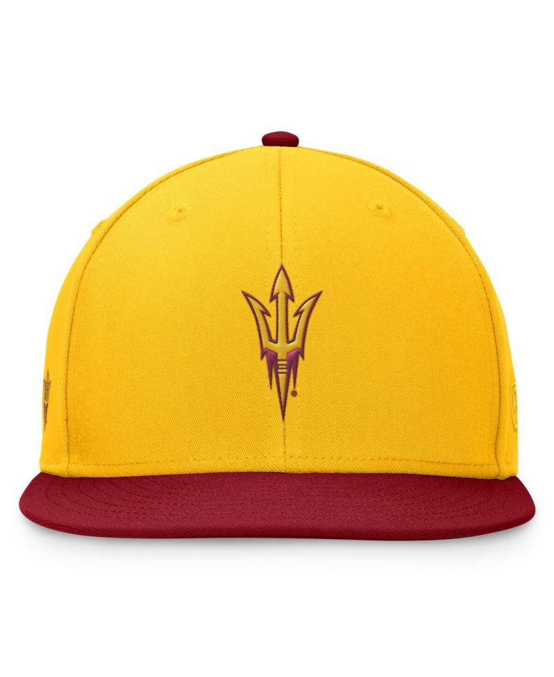 Men's Gold/Maroon Arizona State Sun Devils Rally Two-Tone Fitted Hat