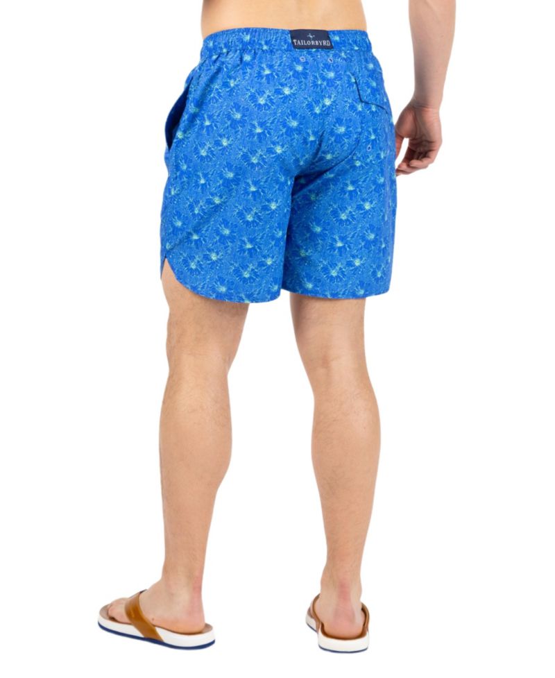 Men's Tropical Floral Printed Swim Shorts