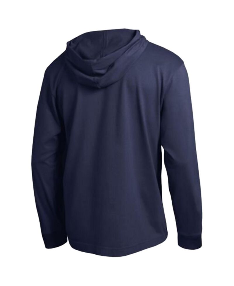 Men's Navy Clemson Tigers Gradient All-Star Long Sleeve Hooded T-Shirt