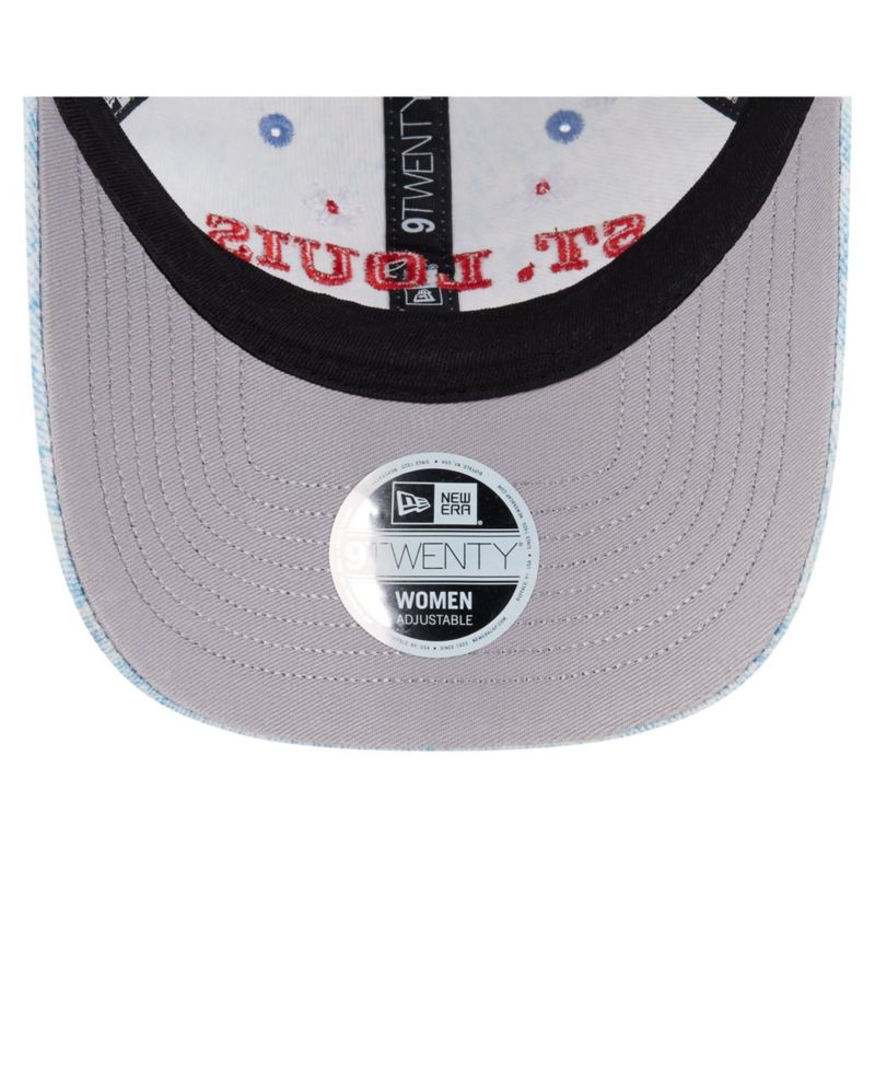 Women's Light Blue St. Louis Cardinals Daisy All Over 9TWENTY Adjustable Hat