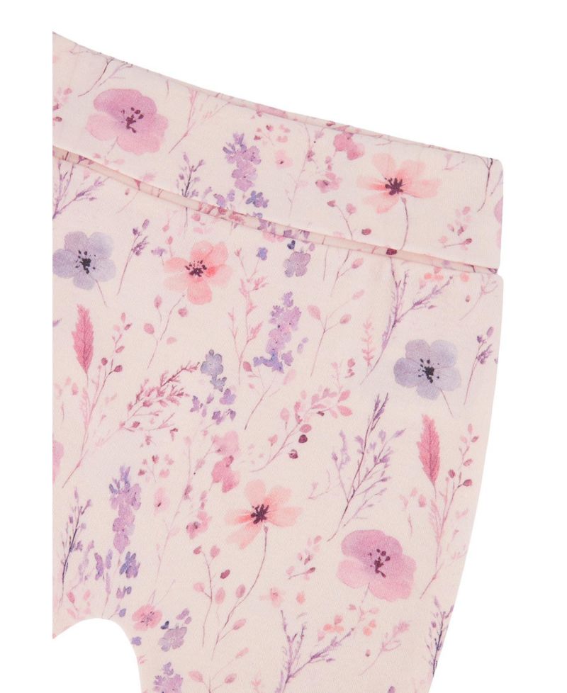 Baby Girls' Evolutive Pull-On Floral-Print Pants