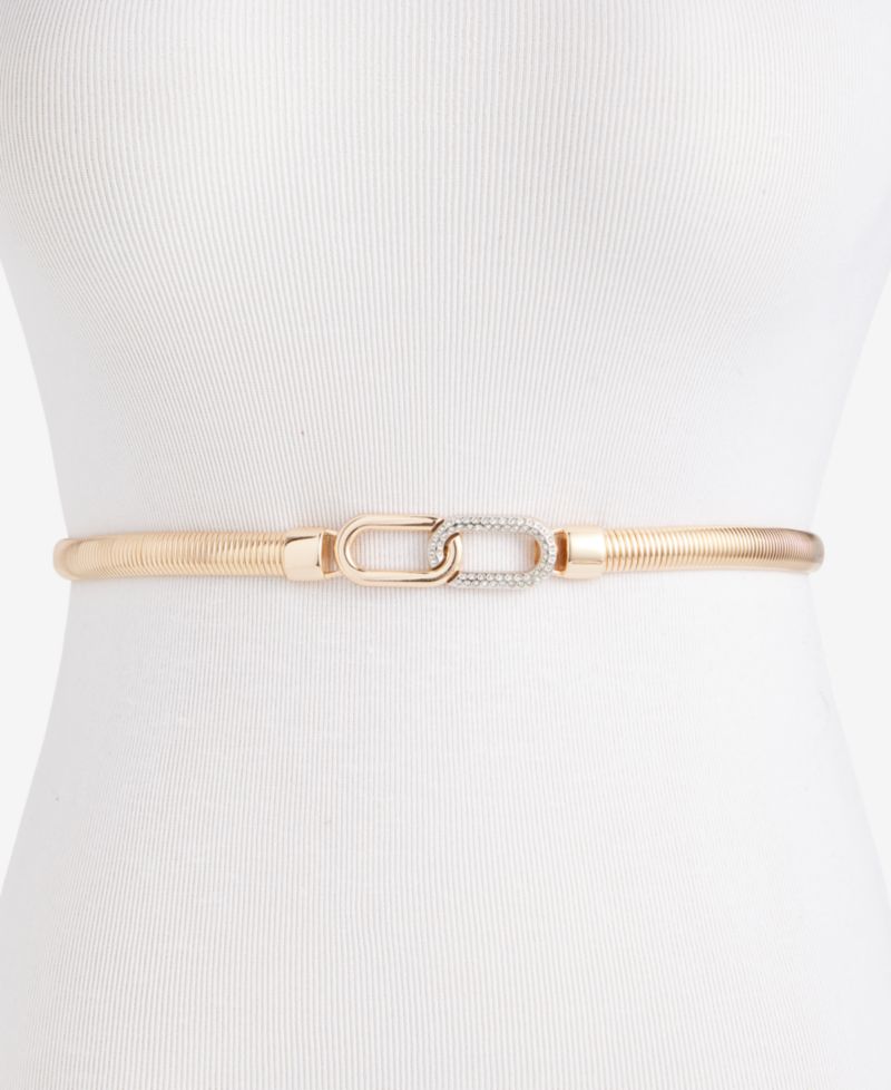 Stretch Cobra Crystal Buckle Belt