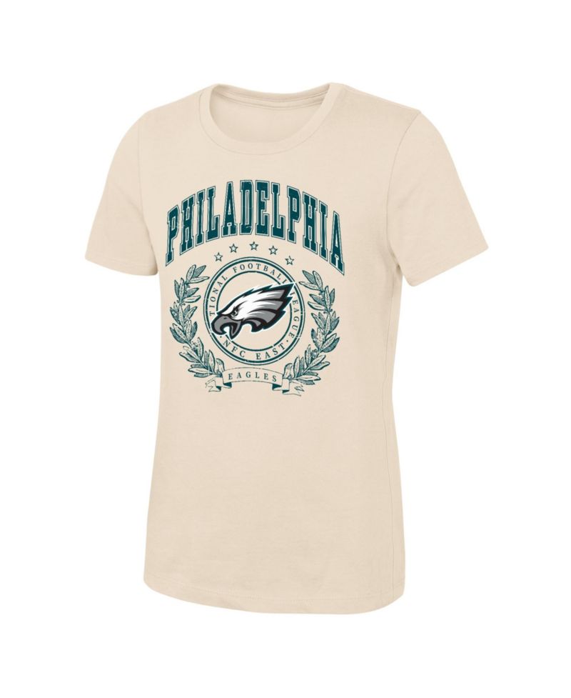 Girls' 4-16 Undefeated Philadelphia Eagles Screen-Print Crewneck T-Shirt