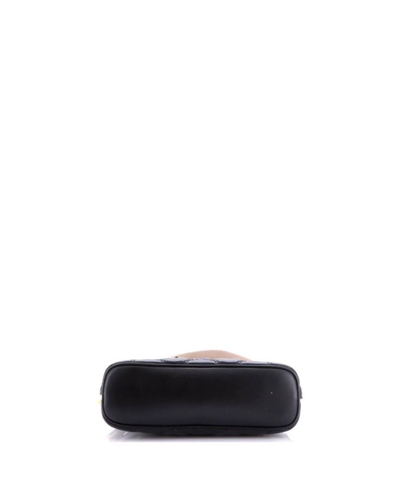 Small Dome Chain Zip Shoulder Bag GG Matelasse Leather