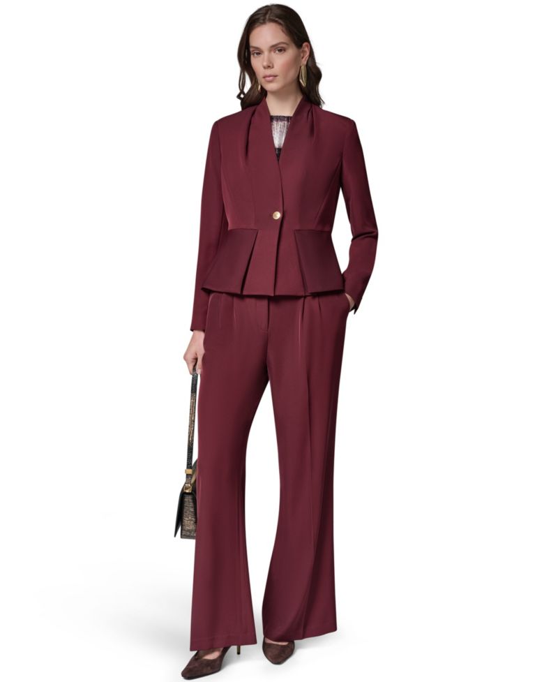 Petite High-Waisted Wide-Leg Pants
