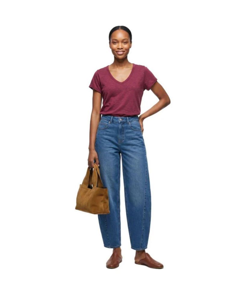 Women's Mid-rise Baggy Jeans