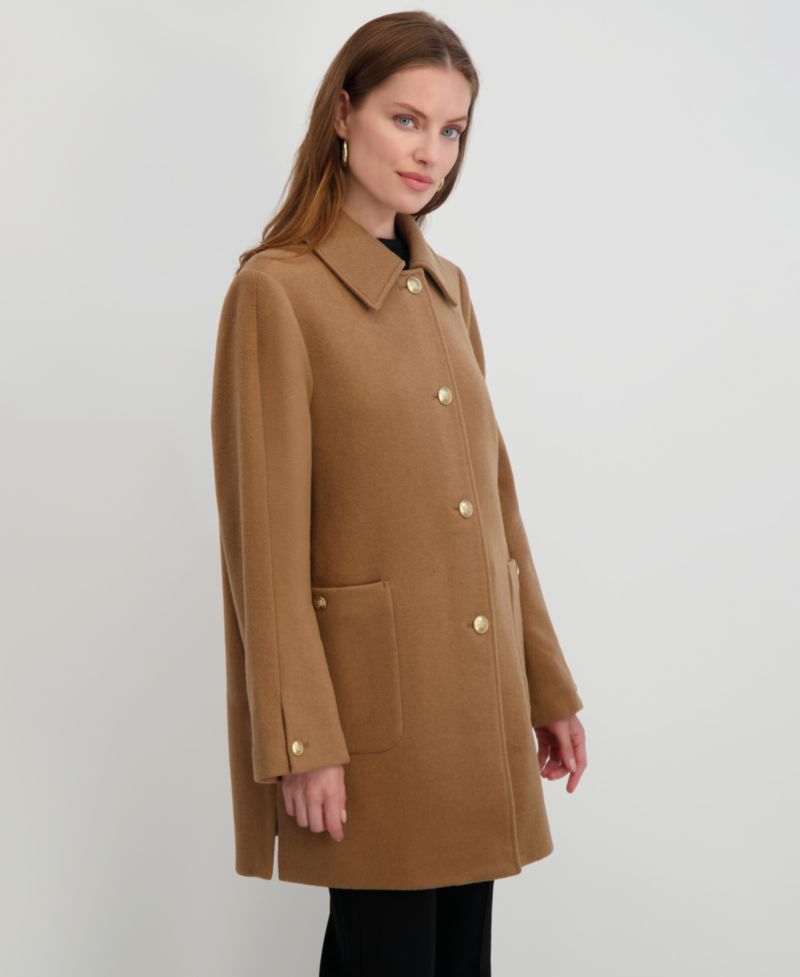 Women's Collared Single-Breasted Coat