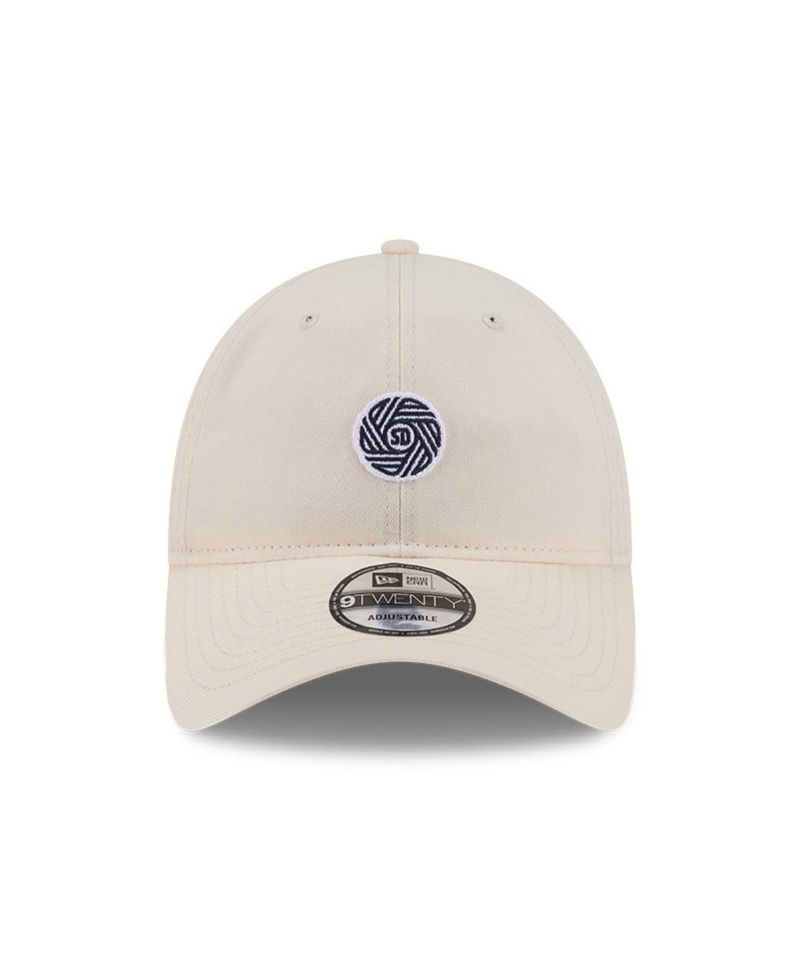 Men's Beige San Diego FC Micro Team Logo 9TWENTY Adjustable Hat