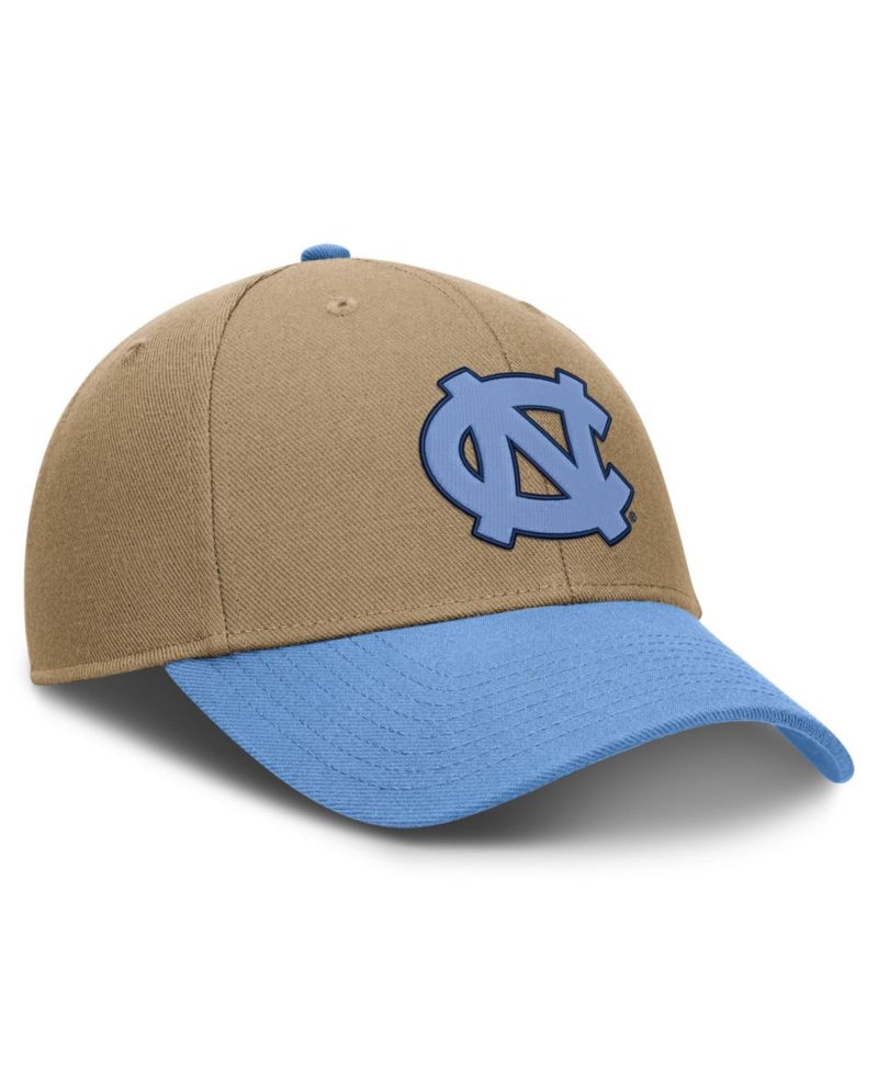 Men's and Women's Beige/Carolina Blue North Carolina Tar Heels Primetime Rise Dri-FIT Adjustable Hat