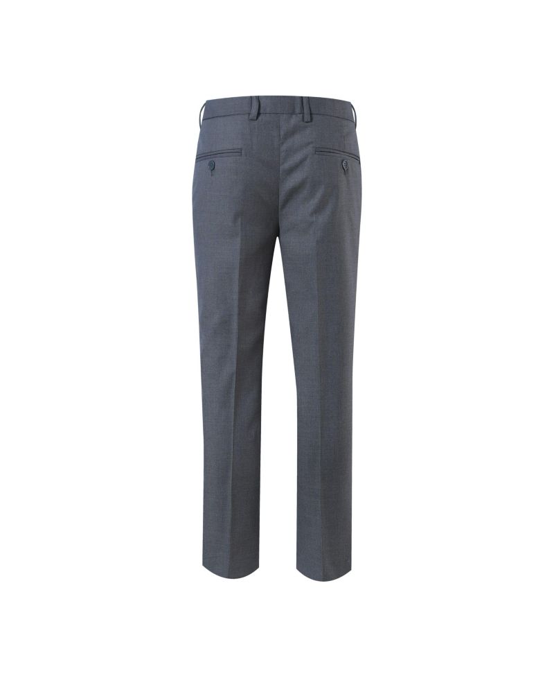 Big Boys Grey Slim Fit Dress Pants