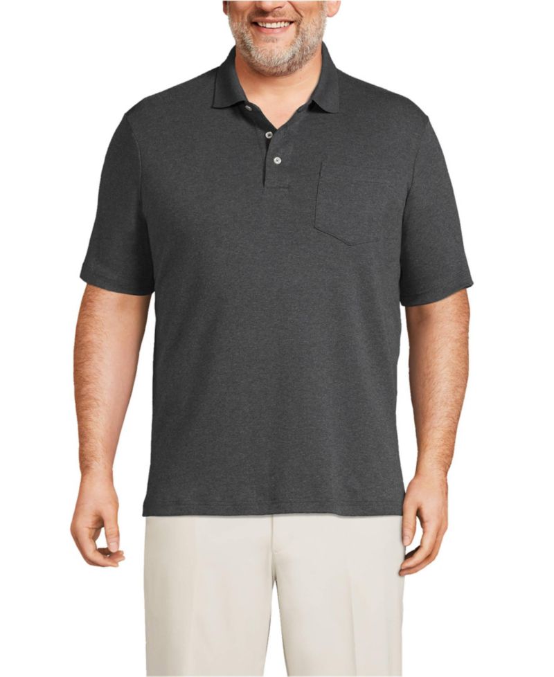 Men's Short Sleeve Cotton Supima Polo Shirt with Pocket