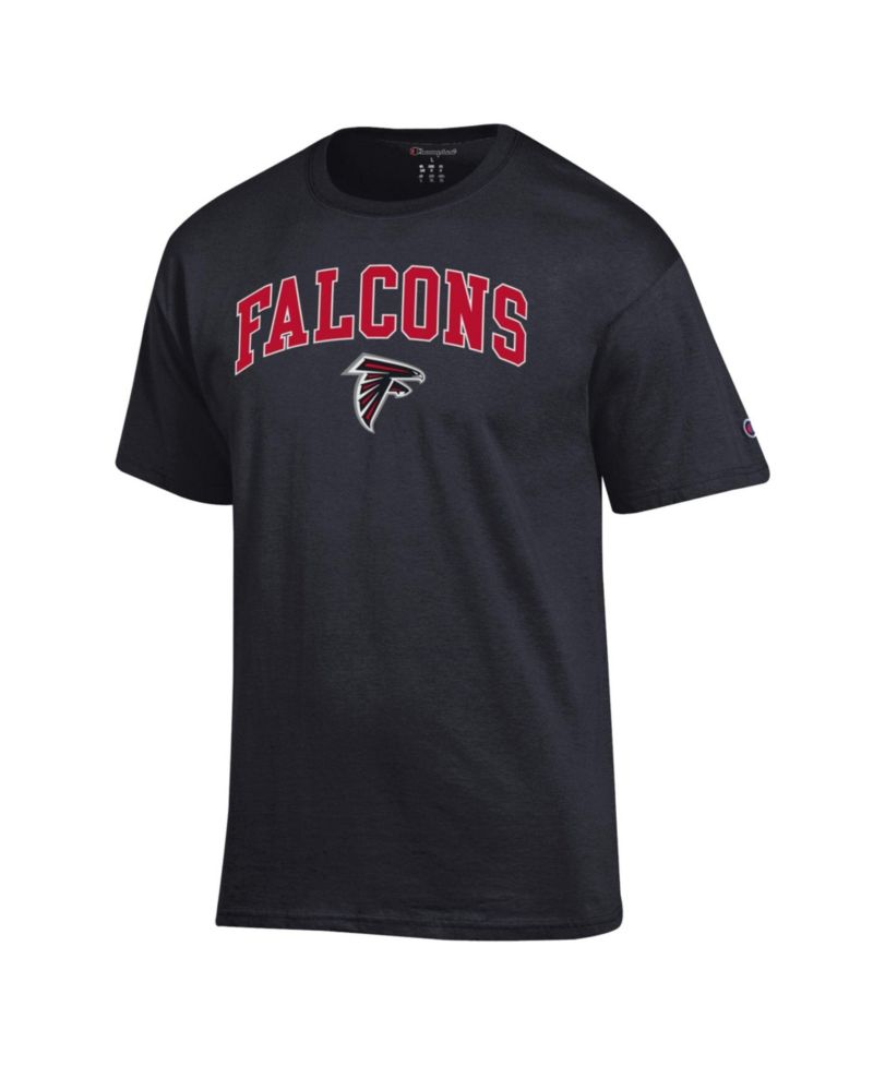 Men's Black Atlanta Falcons Arch Over Logo T-Shirt