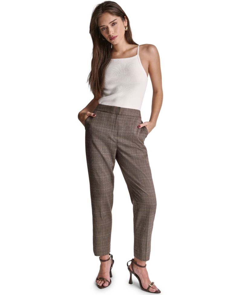 Women's High-Rise Slim-Leg Pants