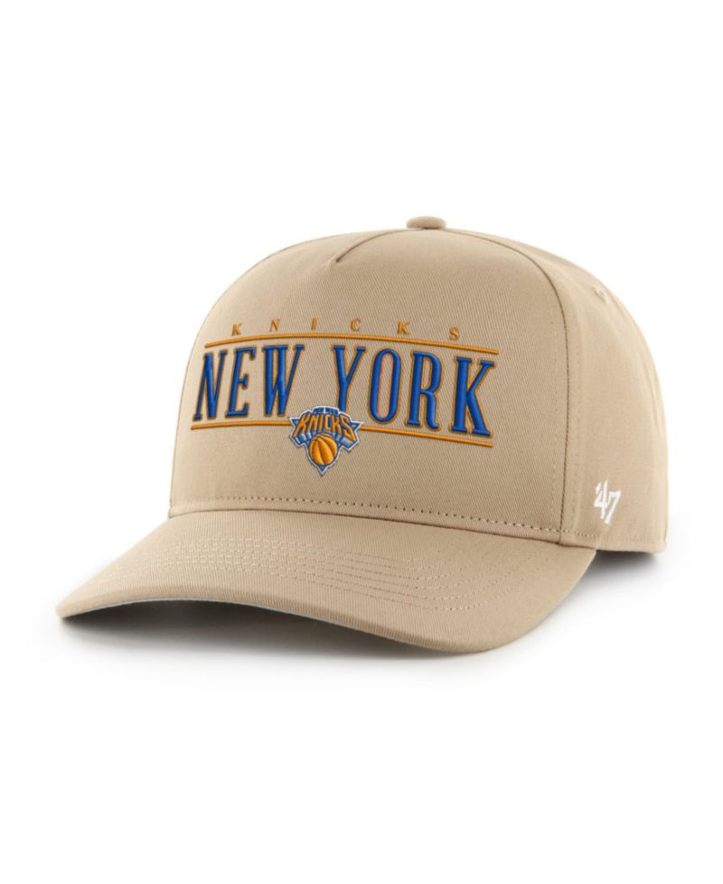 Men's Khaki New York Knicks Domestic City Line Hitch Adjustable Hat
