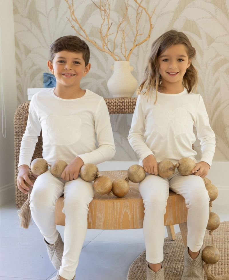 Little Boys Little/Big Puffy Bear Loungewear Set