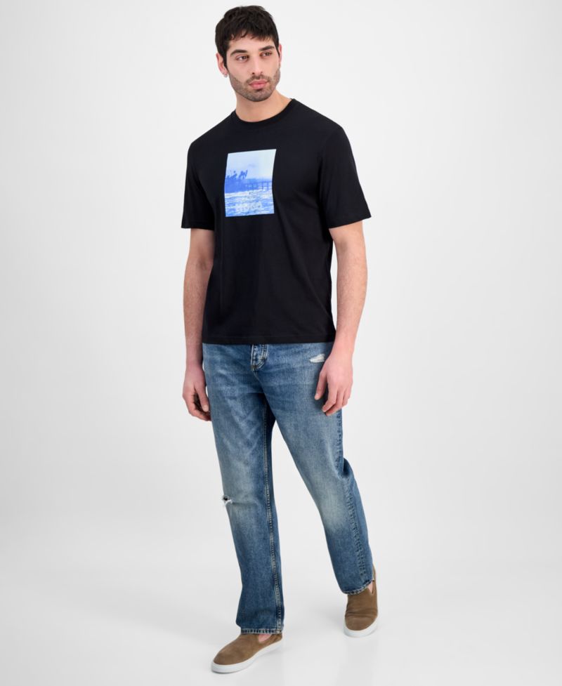 Men's Graphic Print Logo T-Shirt