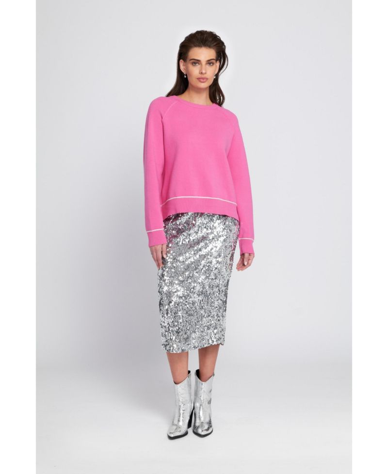 Women's Sequin Midi Skirt Pencil