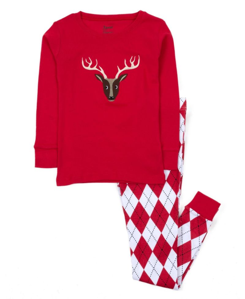Красный/Белый Argyle Moose
