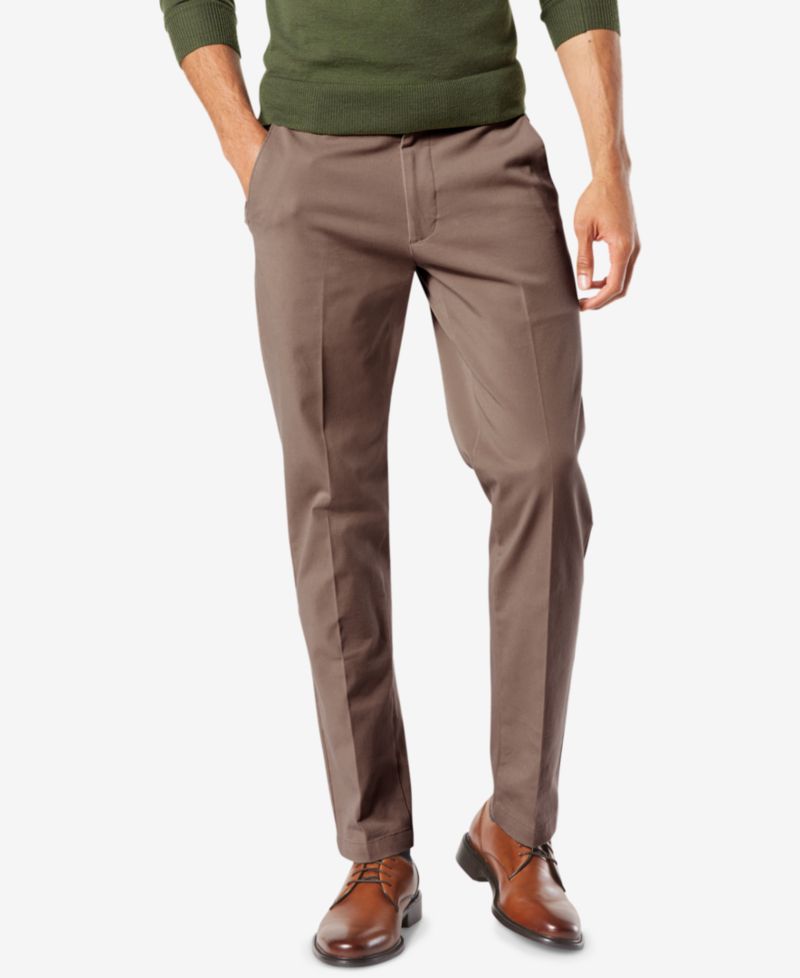 Men's Workday Smart 360 Flex Slim-Fit Khaki Stretch Pants