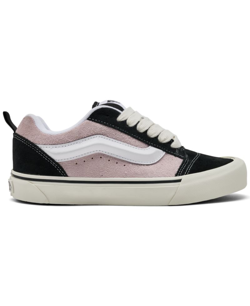 Big Kids' Suede Knu Skool Puffy-Collar Sneakers from Finish Line