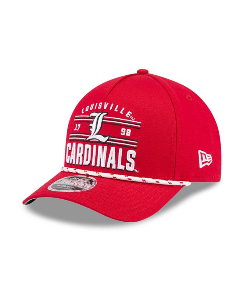Men's Red Louisville Cardinals Historic March Madness 9FORTY M-Crown Adjustable Hat