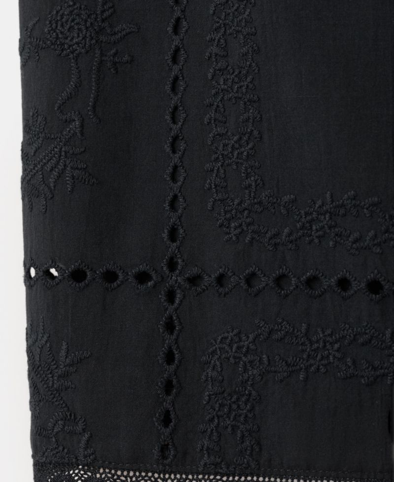 Women's Embroidered Cotton Top