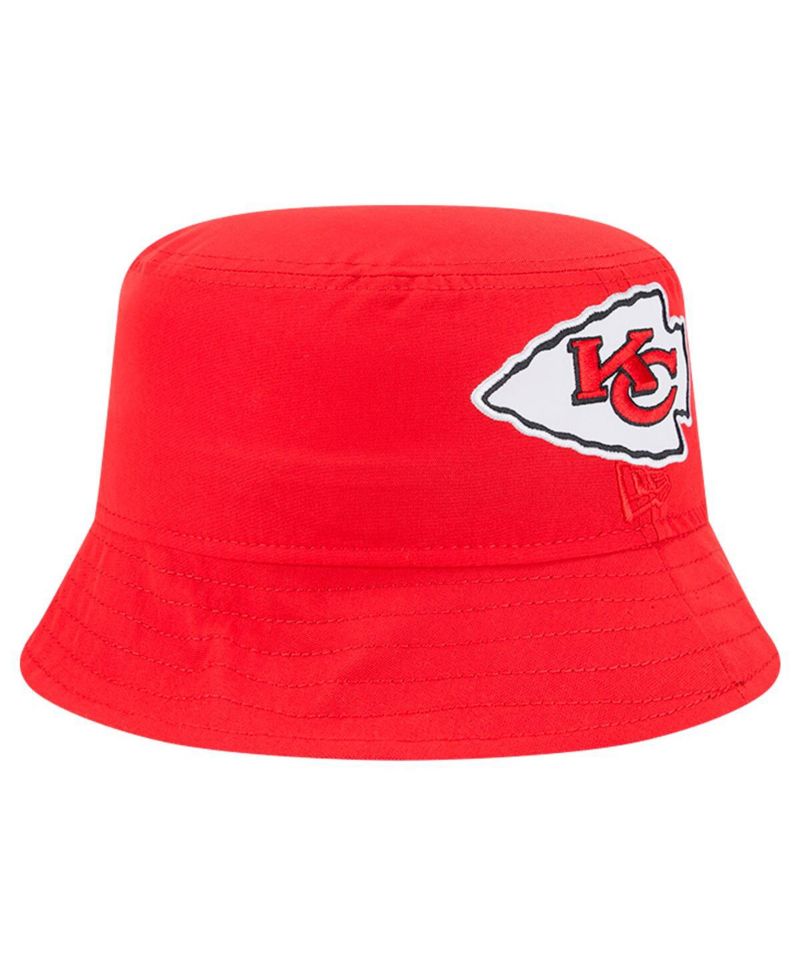 Men's Red Kansas City Chiefs Helmet Bucket Hat