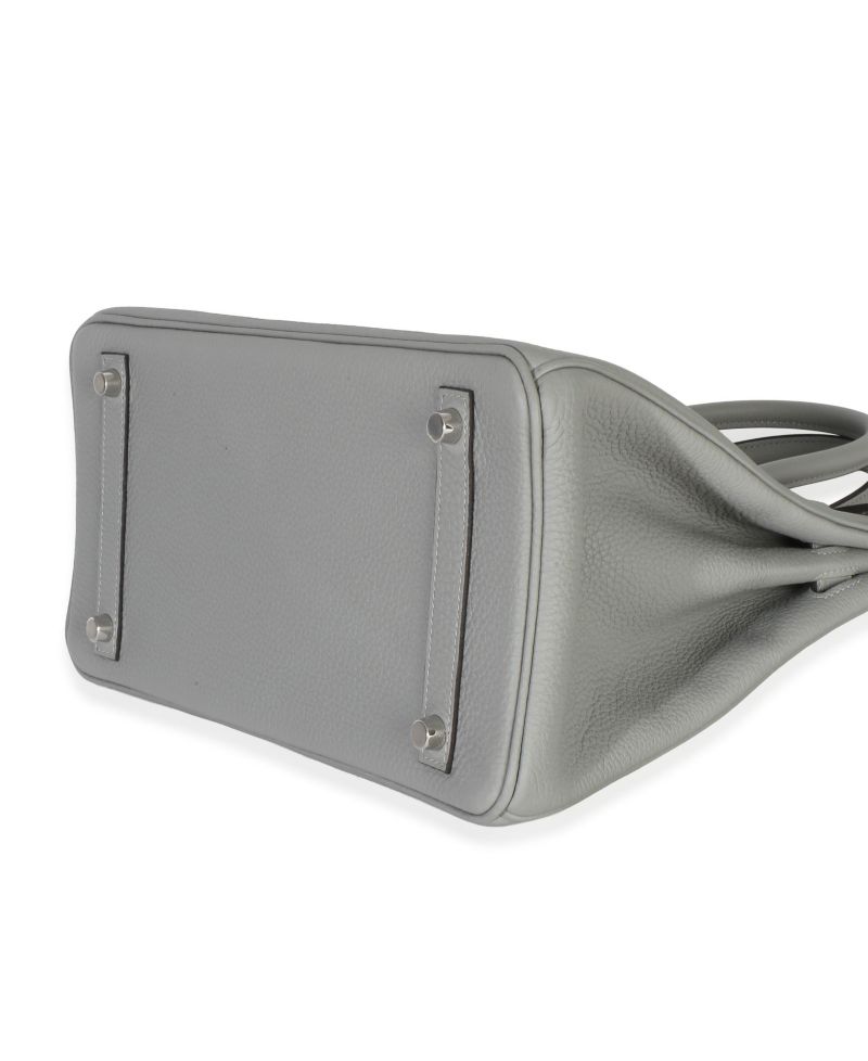 Togo Gris Mouette Birkin 30 PHW
