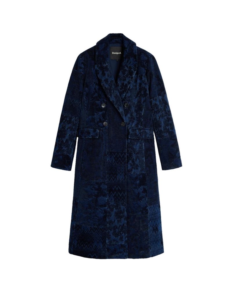 Women's Straight jacquard coat