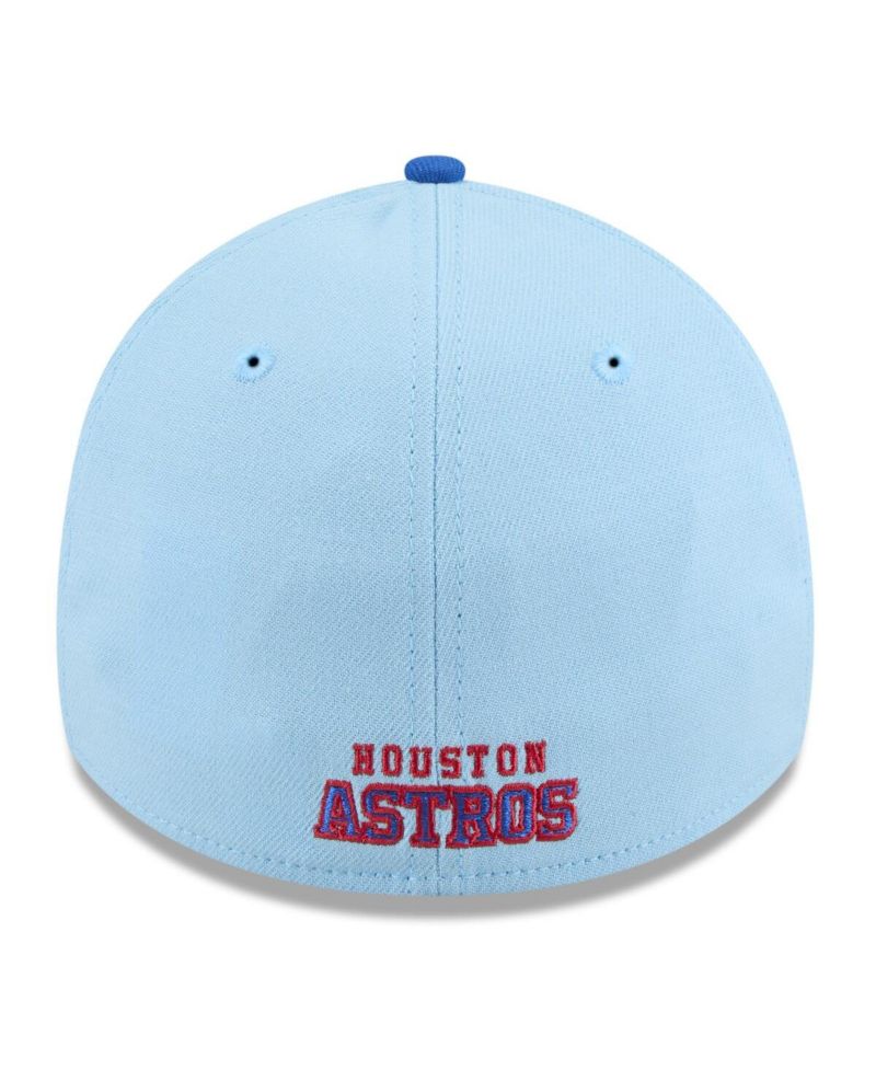 Men's Light Blue/Blue Houston Astros 2025 Fourth of July 39THIRTY Flex Hat