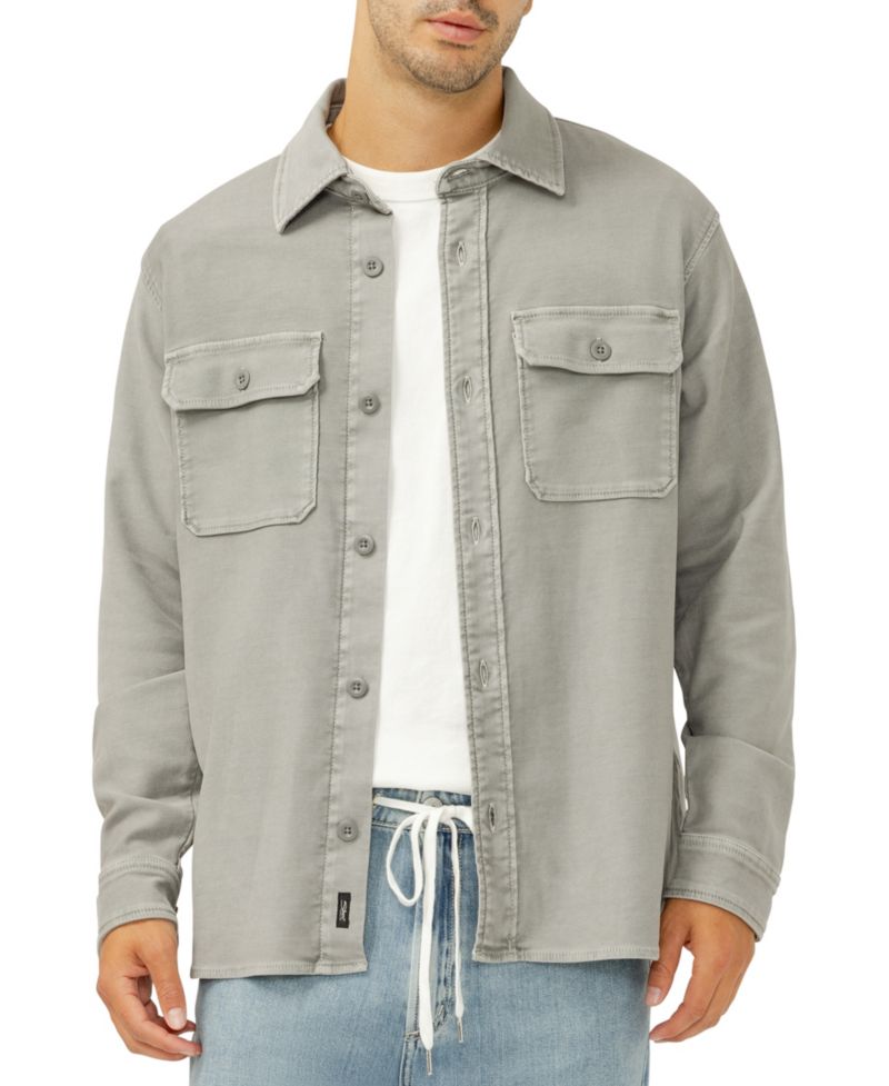 Men's Knit Flex Button-Up Shirt