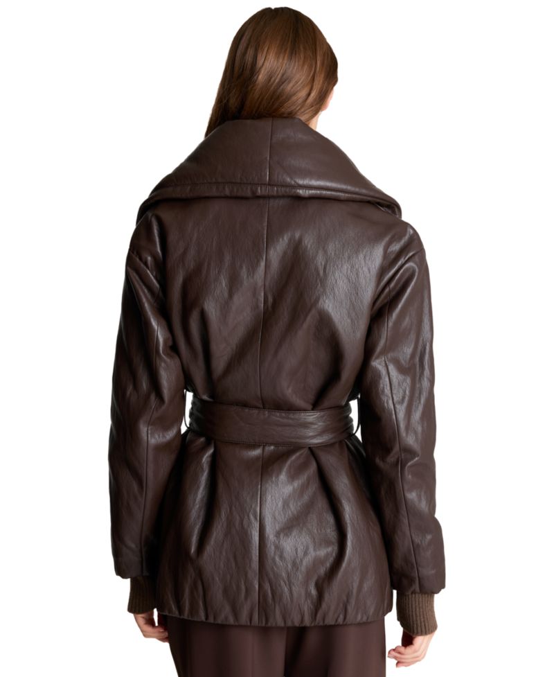 Women's Shawl Collar Belted Coat
