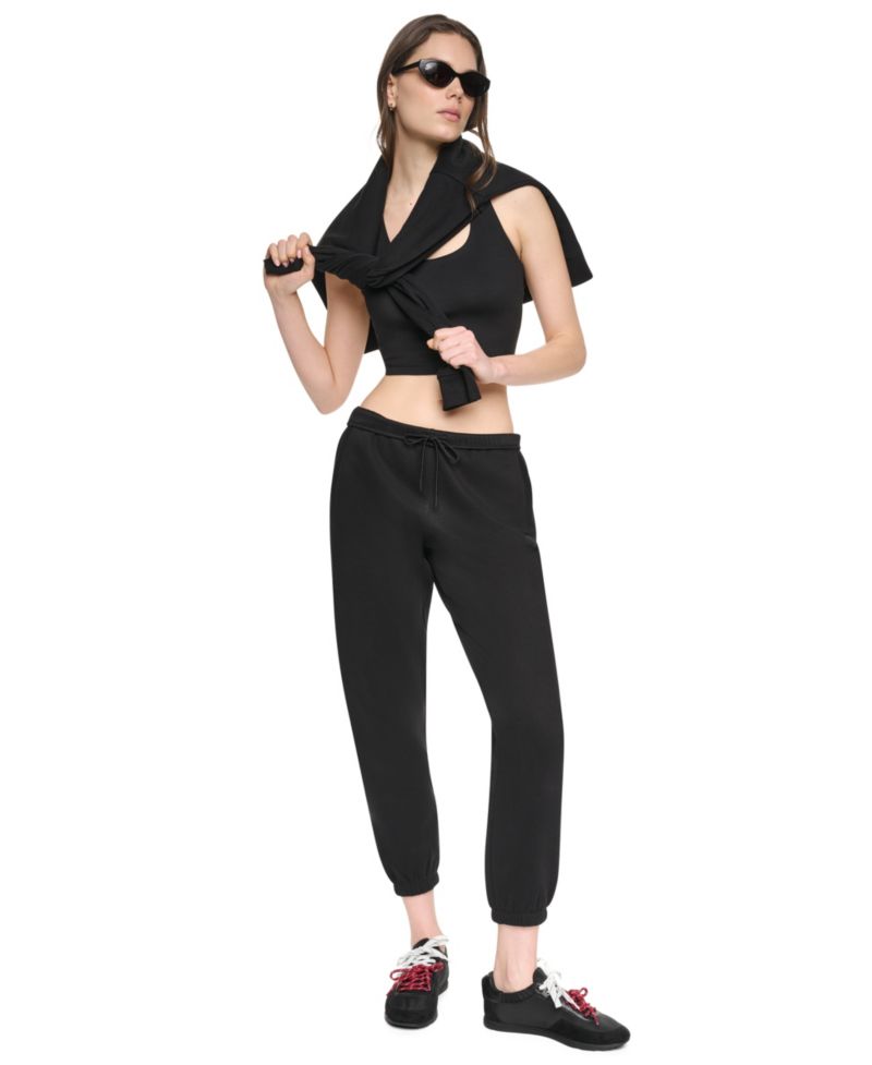Women's Stacked Puff Outline Animal High-Rise Jogger Pants