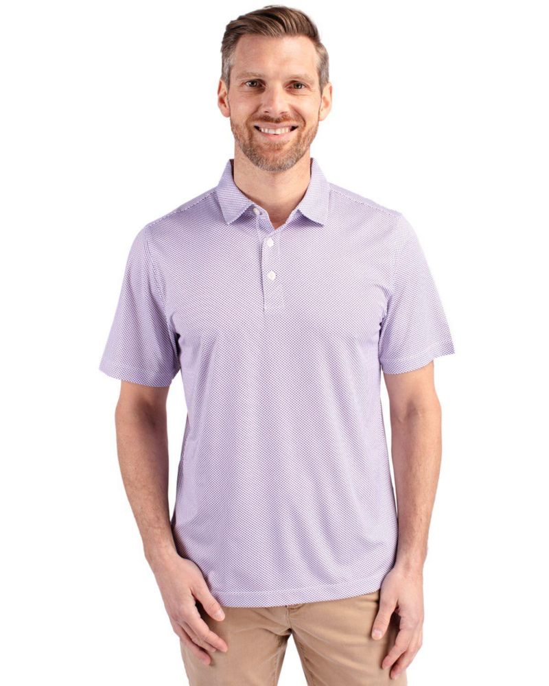 Men's Pike Eco Symmetry Print Stretch Recycled Polo Shirt