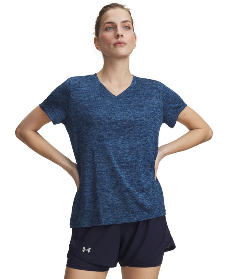 Women's Twist Tech V-Neck Short-Sleeve Top