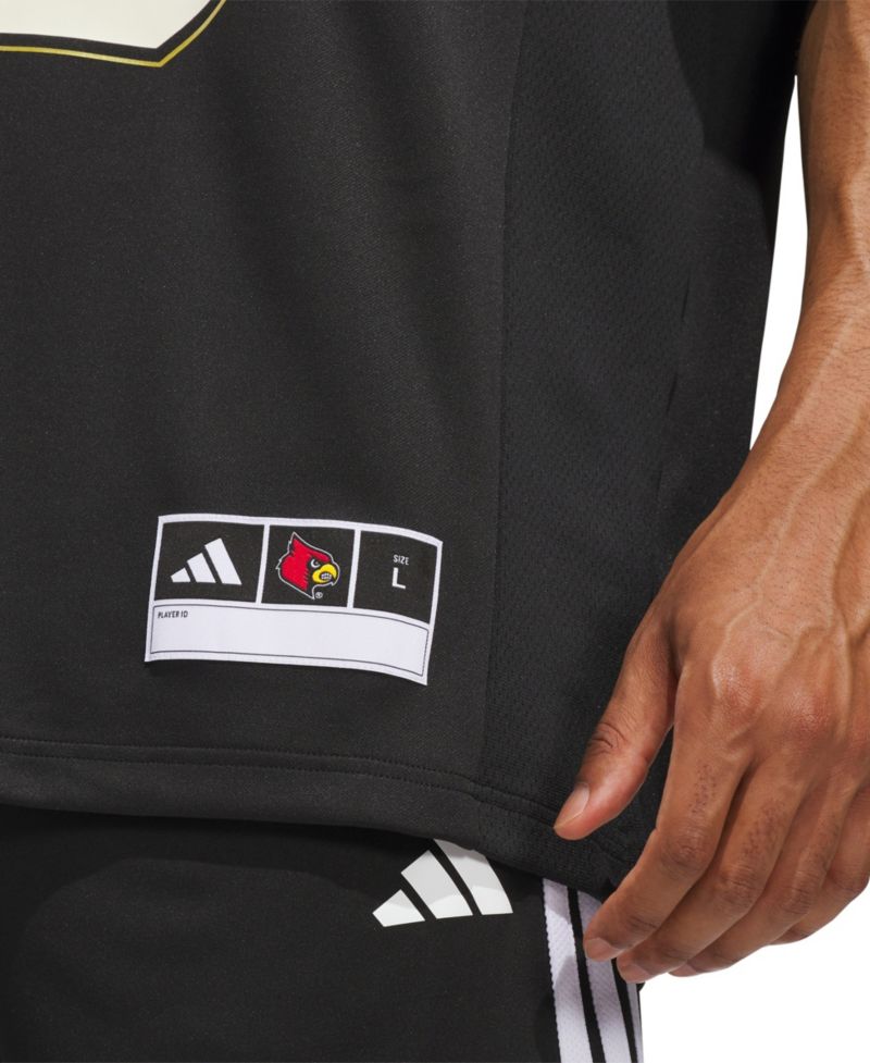 Men's #26 Black Louisville Cardinals For the Ville Premier Strategy Jersey