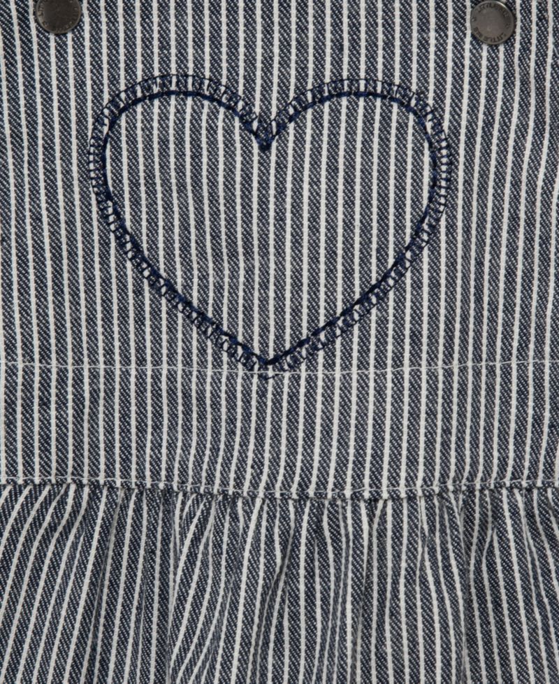Baby Girls' Heart Top and Overall, 2-Piece set