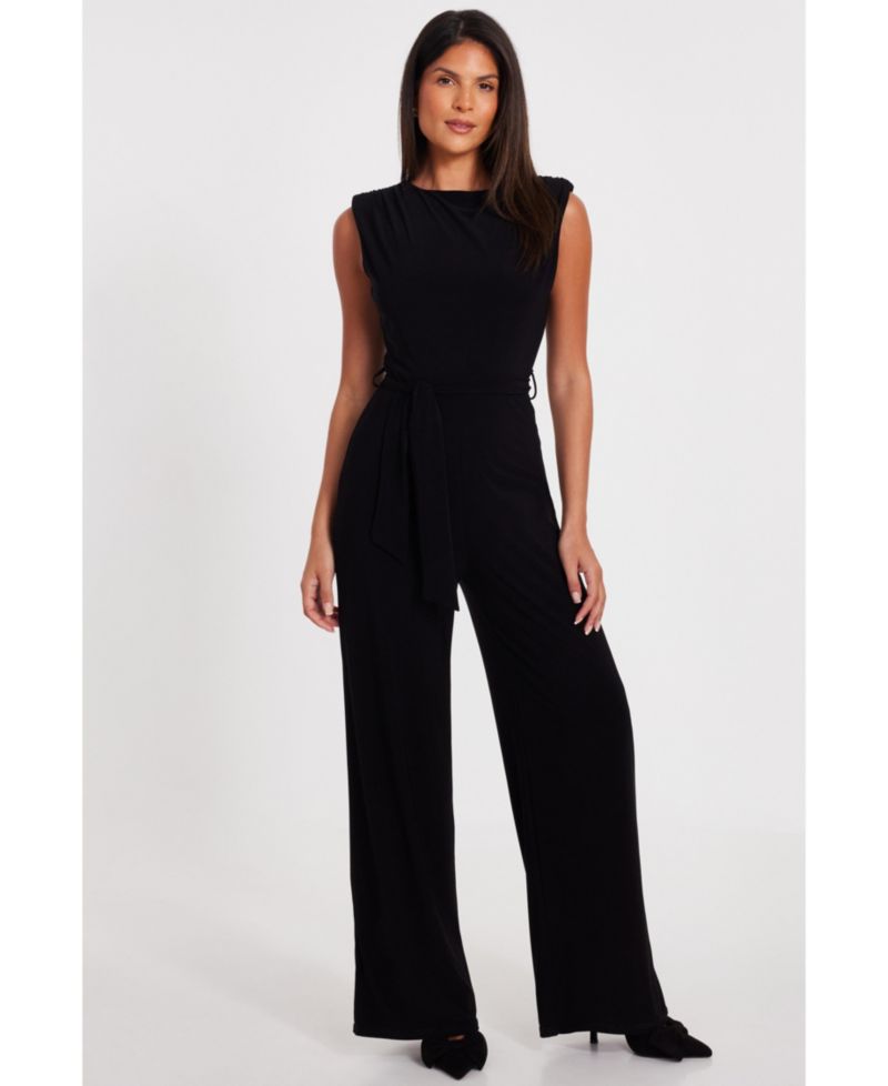 Women's ITY Waist Tie Jumpsuit