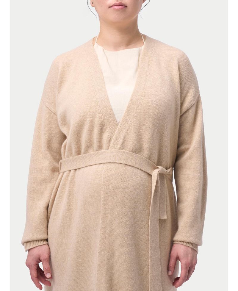 Maternity Long Cashmere Robe