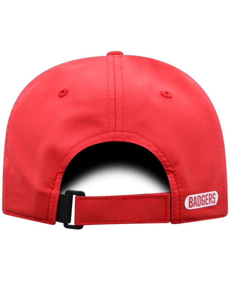 Men's Red Wisconsin Badgers Victory Trainer Adjustable Hat
