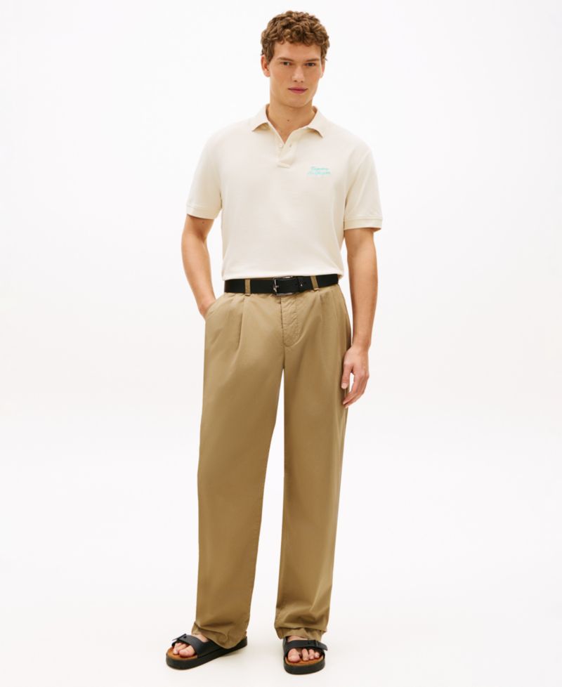 Men's Classic-Fit Embroidered Palm Back Graphic Polo Shirt