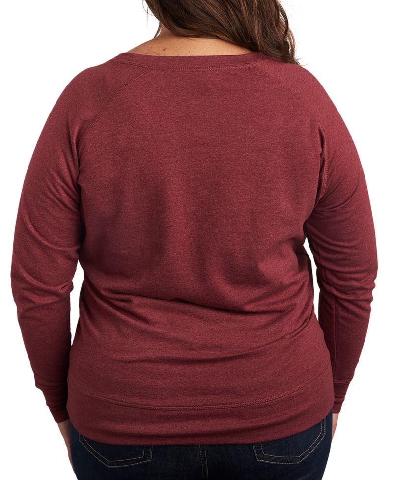Juniors' Long-Sleeve Crewneck Graphic Tee