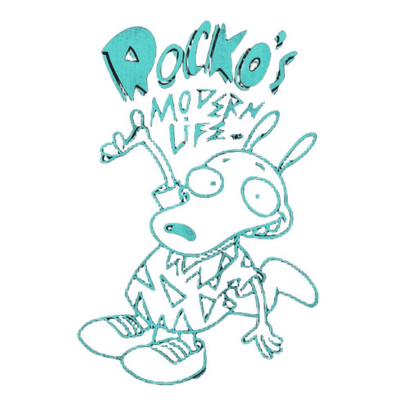Rocko s Modern Life Men's Rocko's Modern Life Neon Rocko T-Shirt