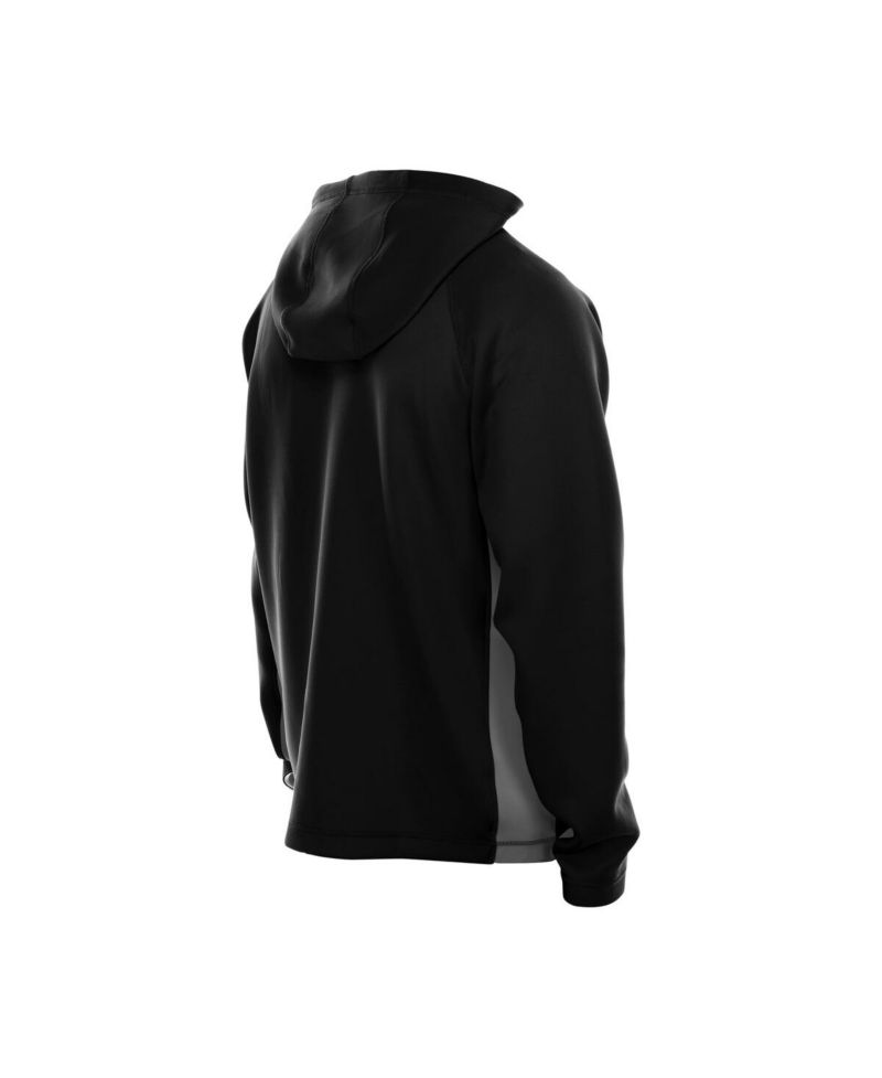 Men's Black Las Vegas Raiders Combine Authentic Raglan Scuba Full-Zip Hoodie