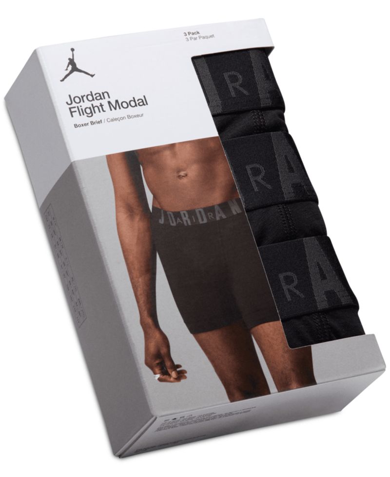 Men's 3-Pack Stretch Modal Flight Boxer Briefs