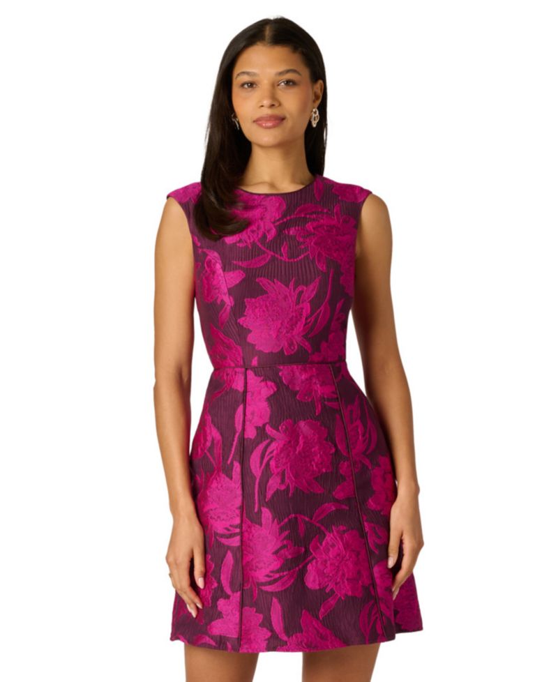 Petite Sleeveless Crewneck Short Dress