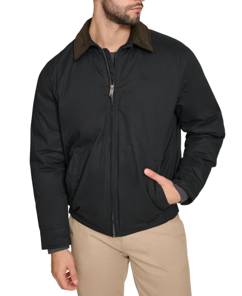 Men's Cotton Twill Bomber Jacket